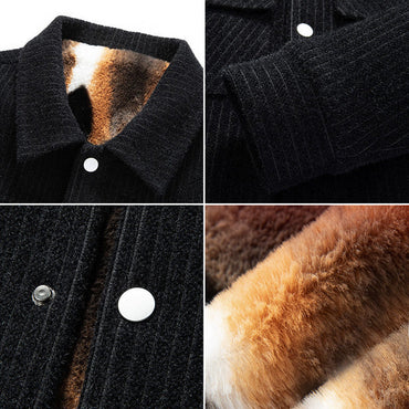 Renzo Fleece-Lined Wool Jacket