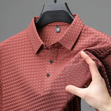 Marc Don Textured Grid Shirt