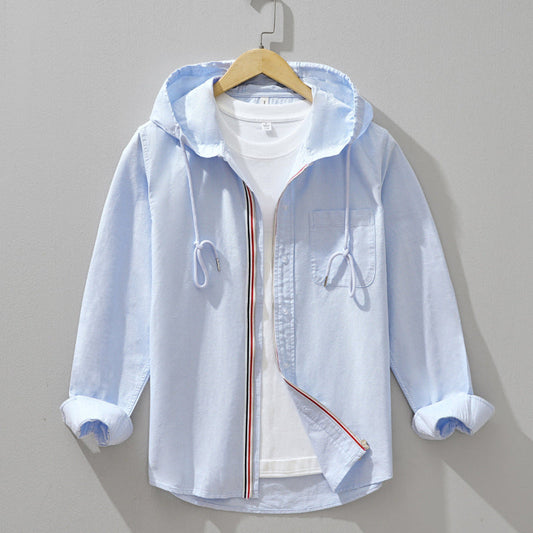 Liam Turner Hooded Cotton Shirt