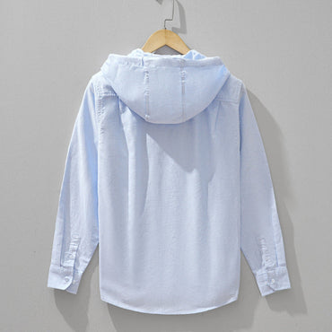 Liam Turner Hooded Cotton Shirt