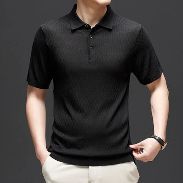 Lorenzo Jacquard Polo Shirt