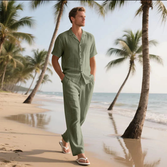 Logan Reed Linen Set