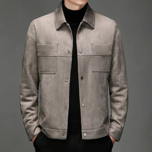 Lucas Bennett Soft Suede Jacket