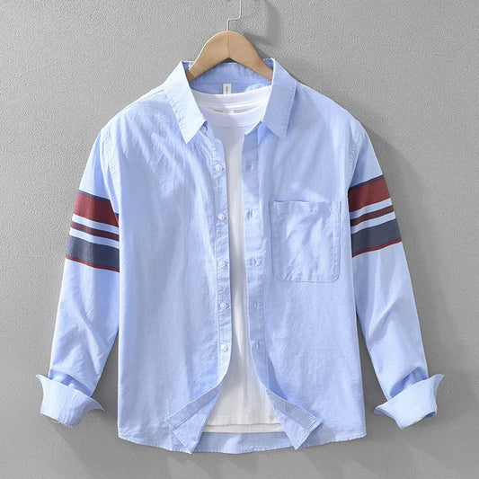 Logan Pierce Striped Cotton Shirt