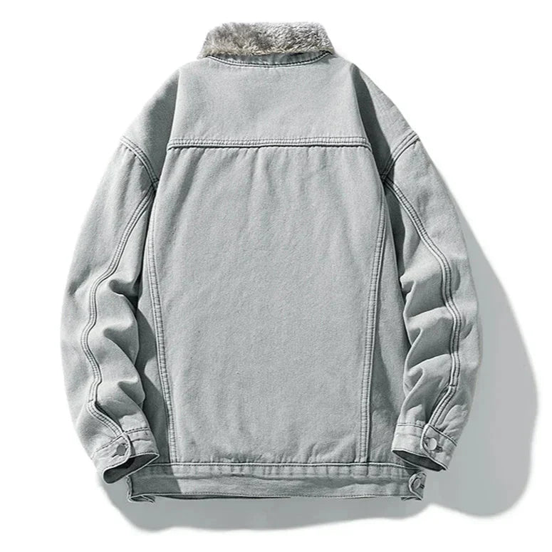 Tom Pierson Denim Fleece Jacket