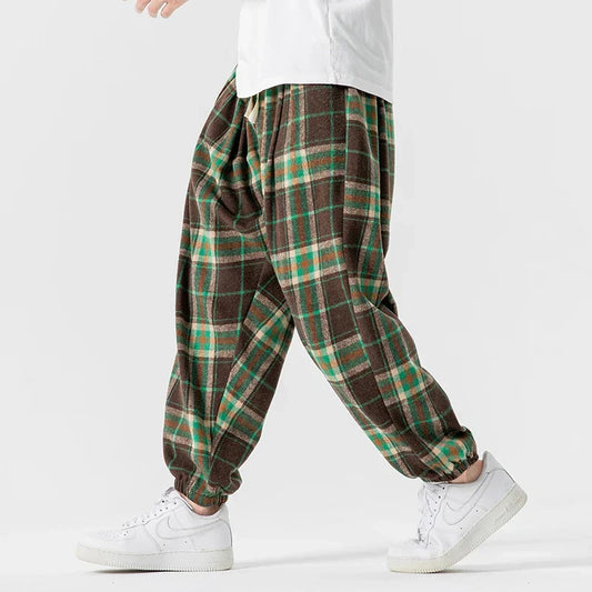 Dan Anthony Retro Plaid Joggers