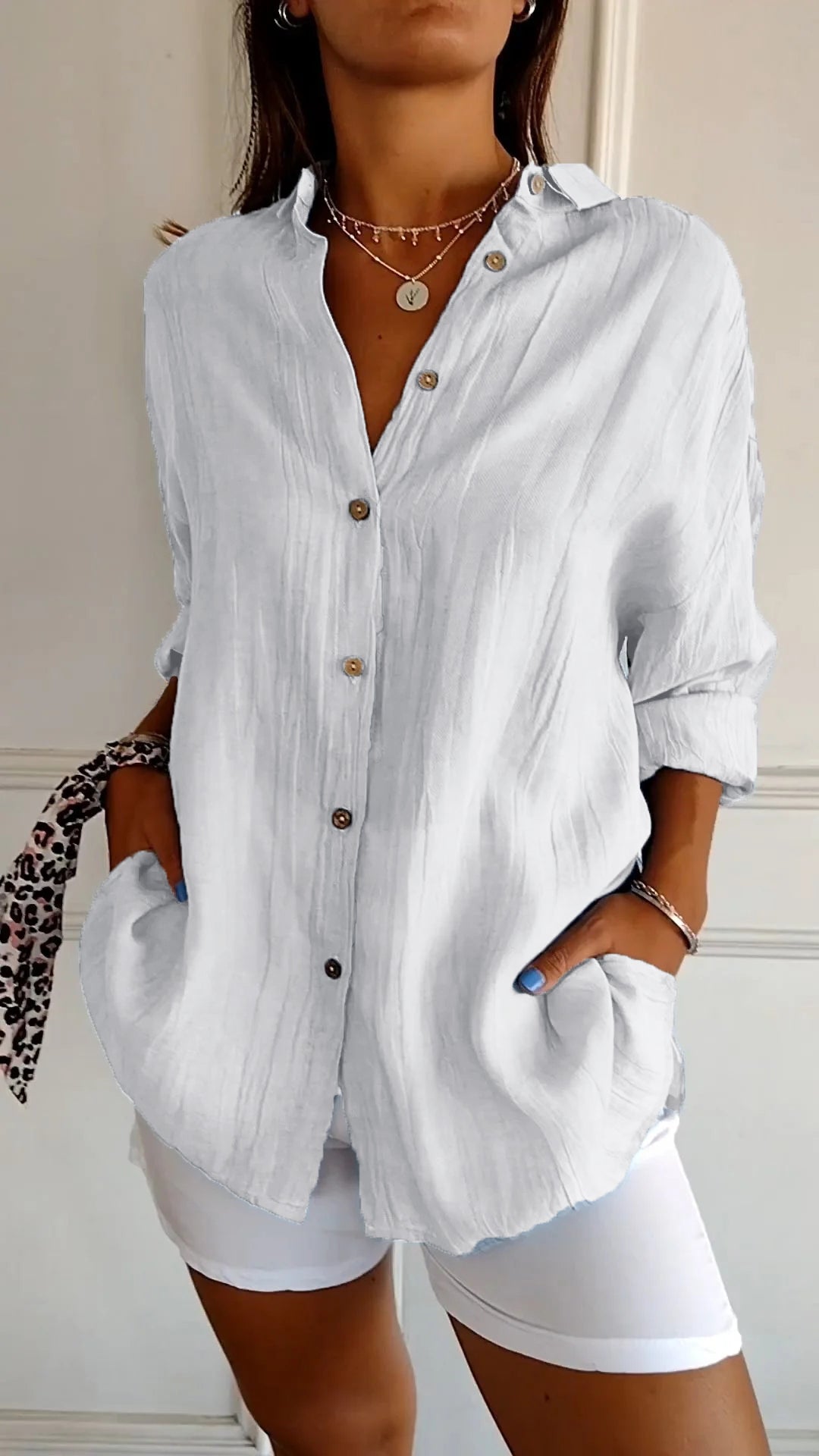 Celeste Linen Summer Shirt