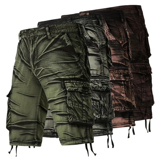 KangooSport Camo Pattern Cotton Cargo Shorts