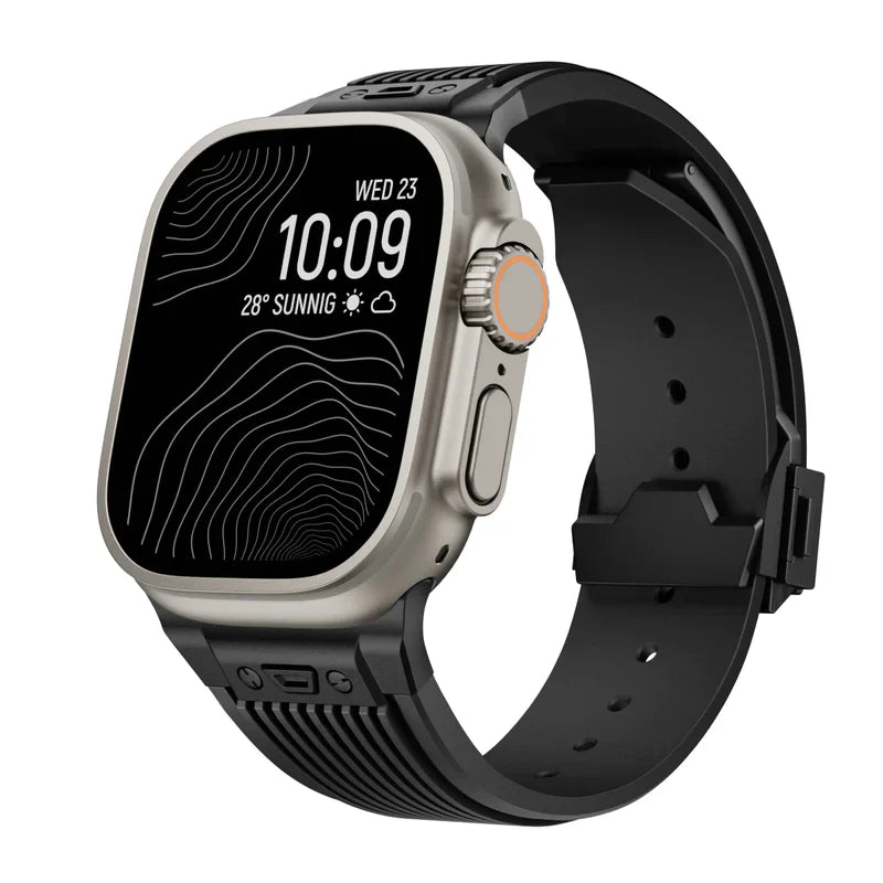Montreal Streamlined Silicone Apple Watch Band