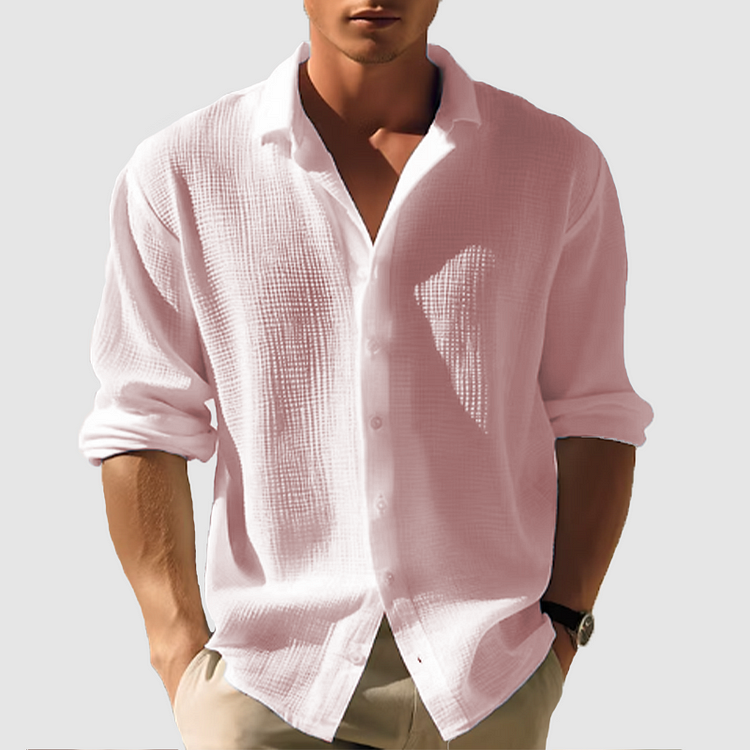Lucas Carter Waffle Shirt