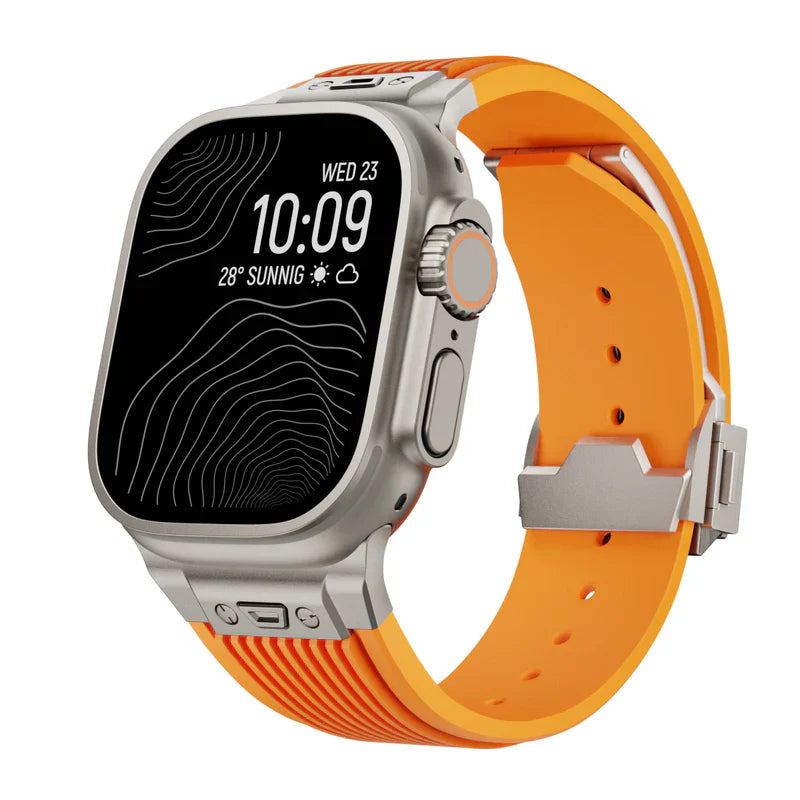 Montreal Streamlined Silicone Apple Watch Band