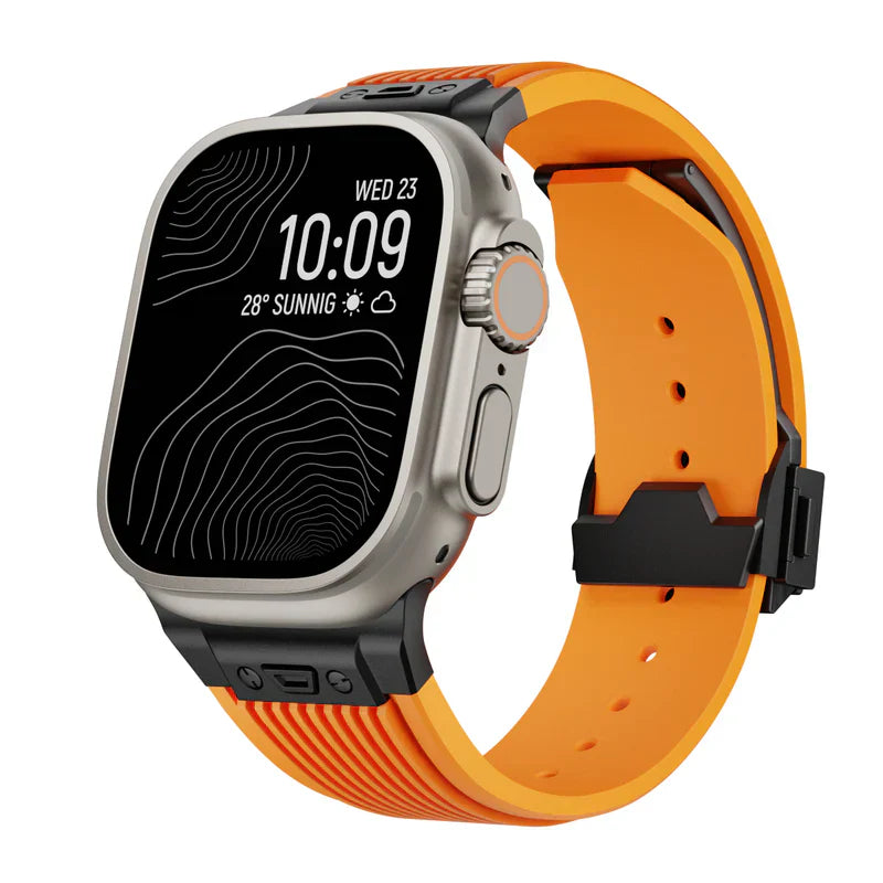 Montreal Streamlined Silicone Apple Watch Band
