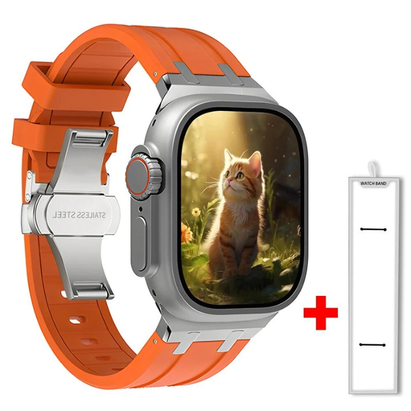 TitaniumGrip Silicone Apple Watch Band