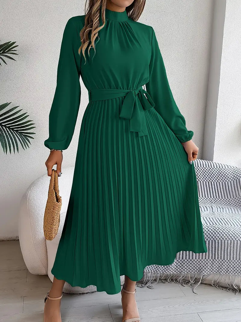 Celeste Pleated Midi Dress