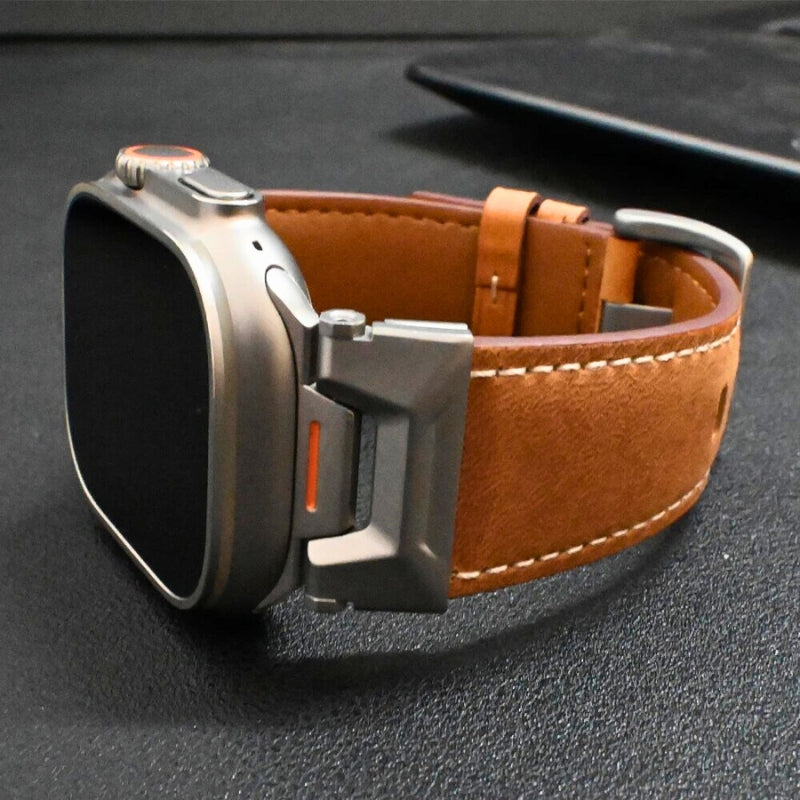 Massimo Genuine Leather Apple Watch Band