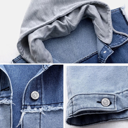 Dan Wellington Hooded Denim Jacket