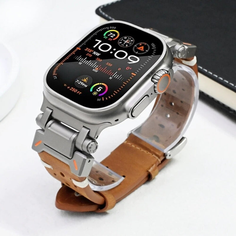 Heritage Touch Leather Apple Watch Band