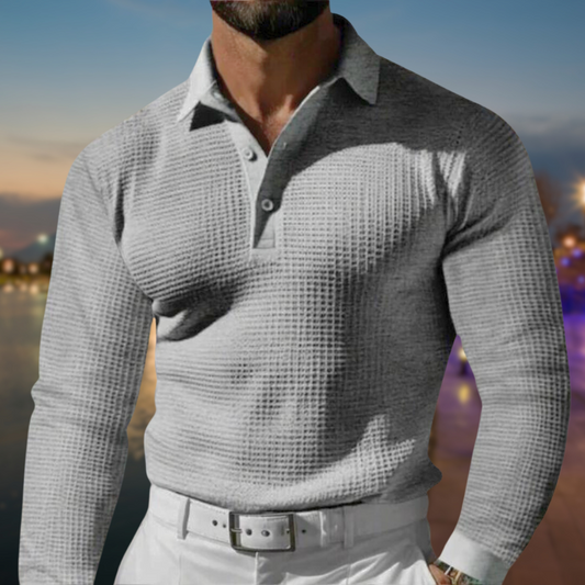 Ethan Morgan Textured Polo