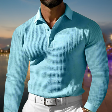Ethan Morgan Textured Polo
