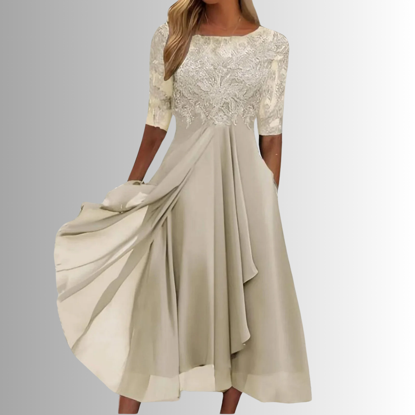 Eleanor Sterling Lace Dress