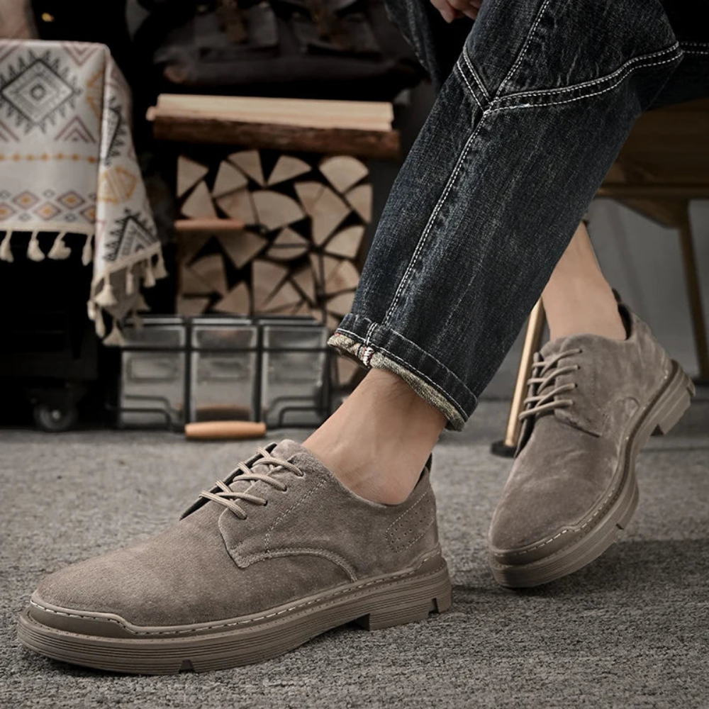Renzo Suede Derby Shoes