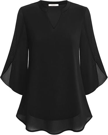 Sophia Lane Chiffon Blouse