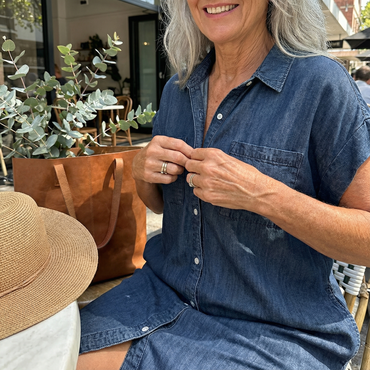 Olivia Rose Denim Shirt Dress