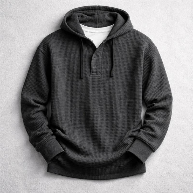 Jackson Waffle Knit Hoodie