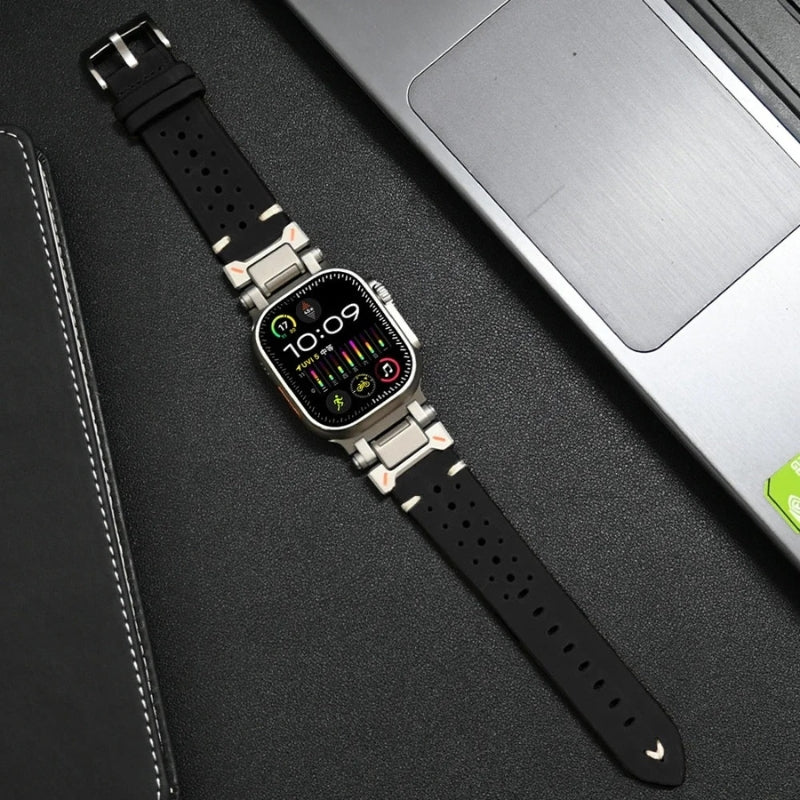 Heritage Touch Leather Apple Watch Band
