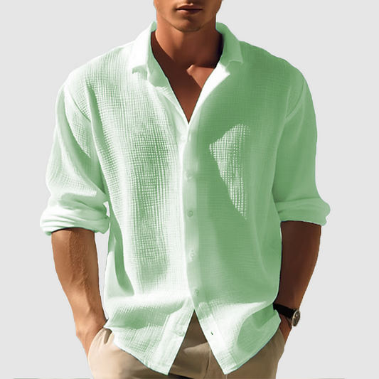 Lucas Carter Waffle Shirt