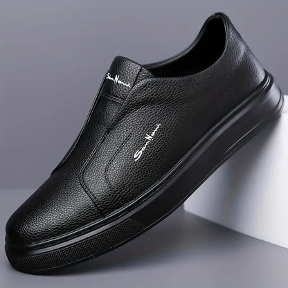 Logan Pierce Leather Sneakers