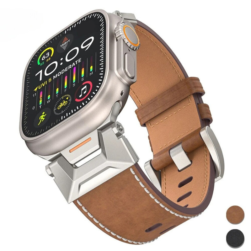 Massimo Genuine Leather Apple Watch Band