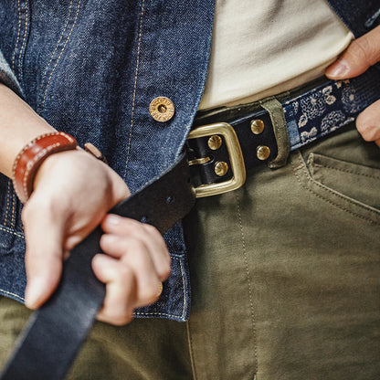 Graham Wells Leather Belt