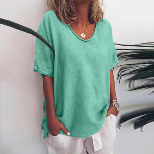 Emma Rose Relaxed Linen Shirt