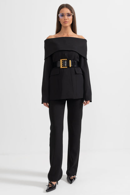 Noir Authority Blazer Black