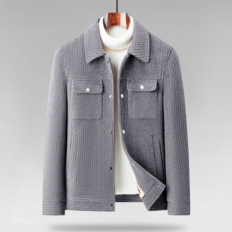 Renzo Fleece-Lined Wool Jacket