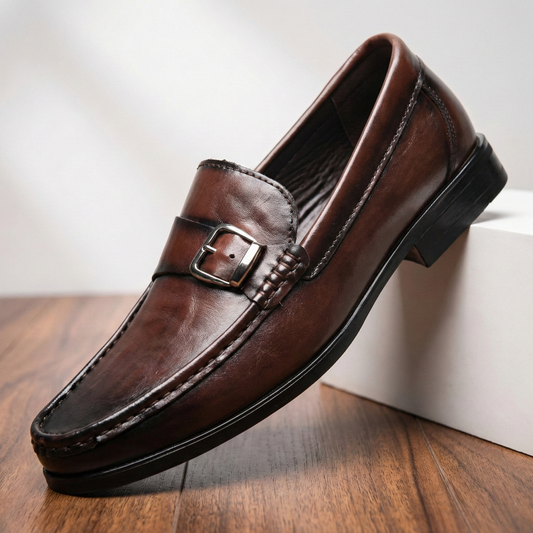 LORENZO LEATHER LOAFERS