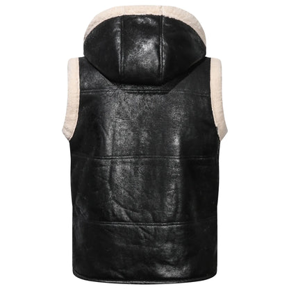 Jack Anthony Shearling Leather Vest