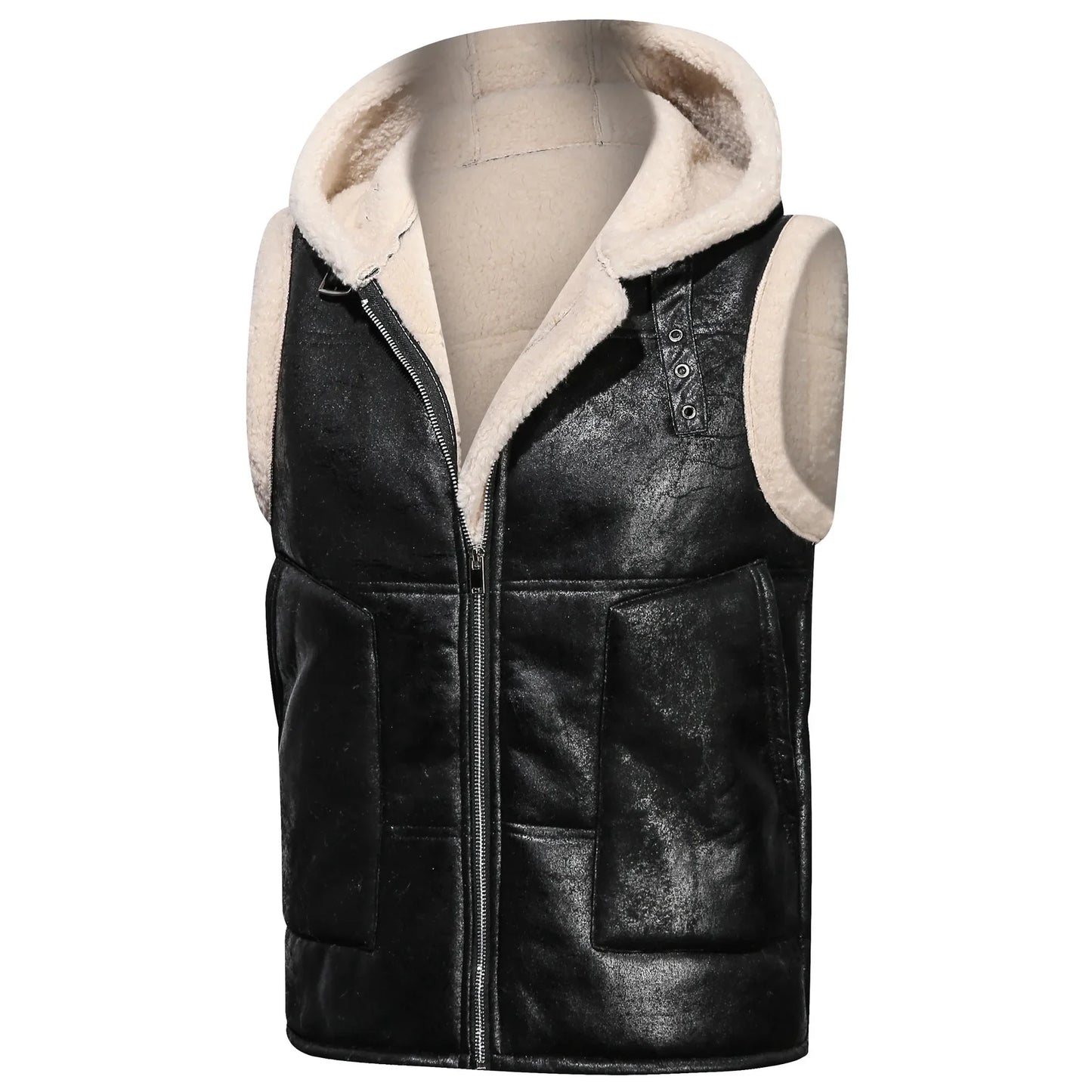 Jack Anthony Shearling Leather Vest