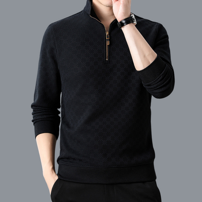 Maxwell Chequered 1/4 Zip