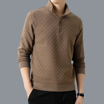 Maxwell Chequered 1/4 Zip