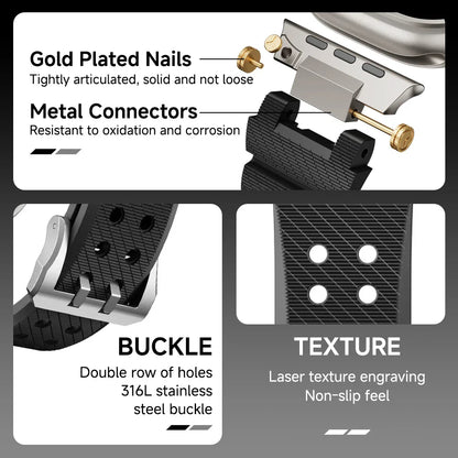 Renzo Nomad Silicone Apple Watch Band