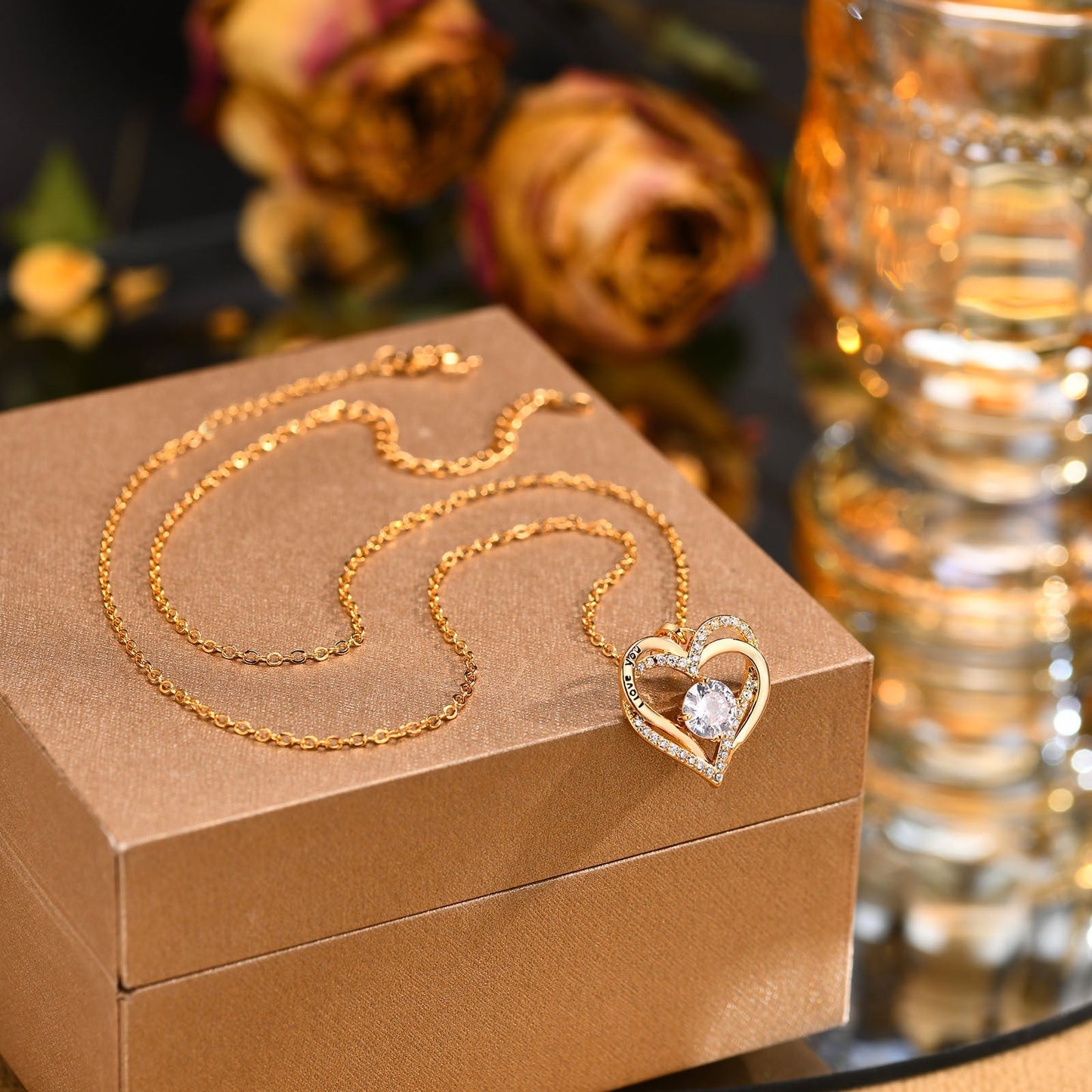 Amelia Eternal Heart Necklace