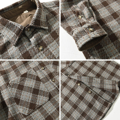 Dan Jackson Plaid Wool Shirt