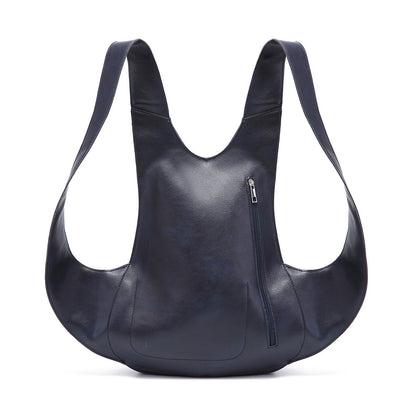 Parla Curve Leather Backpack