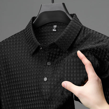 Marc Don Textured Grid Shirt