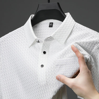 Marc Don Textured Grid Shirt