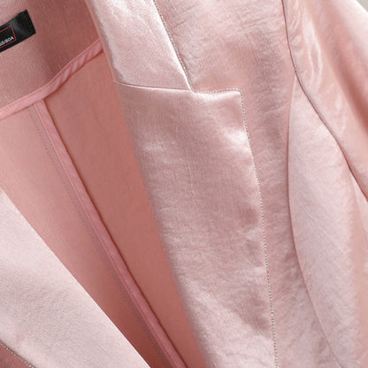 Jessica Woods Satin Blazer