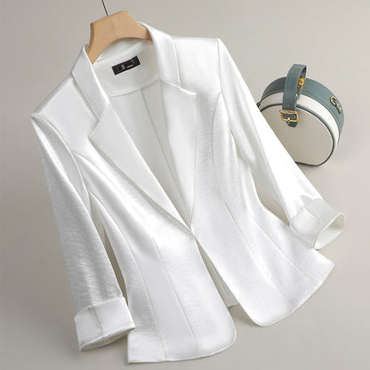 Jessica Woods Satin Blazer