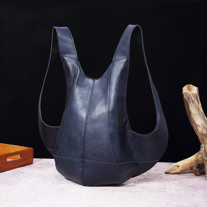 Parla Curve Leather Backpack